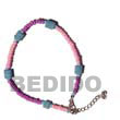 Coco Heishe With Limestone Anklets