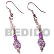 Dangling Lavender 4-5 Coco Coco Earrings