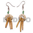 White Rose Splashing Coco Earrings