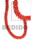Coco Flower Beads Red Coco Beads