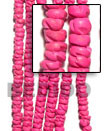 Coco Flower Dyed Pink Coco Beads