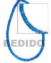 4-5mm Blue Coco Pokalet Coco Beads