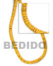 4-5mm Mango Yellow Coco Coco Beads