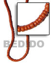 7-8mm Coco Pokalet Red Coco Beads