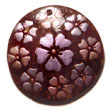 Round 50mm Coco Nat. Coco Pendants