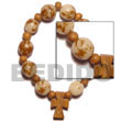 Buri Seeds/wood Beads Rosary Seed Bracelet
