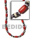 Red Buri Seed Necklace Seeds Necklace