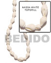 Nassa White Shell Beads