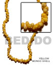 Yellow Mongo Shell Beads