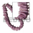 White Rose Dyed Lilac Shell Bracelet