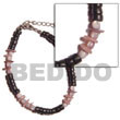 Black 4-5mm Coco Pokalet Shell Bracelet