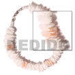 White Rose W/ Pink Shell Bracelet