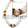 Twisted Troca Rice Beads Shell Bracelet