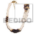 Bfj680br - Twisted Troca Shell Bracelet