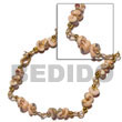 Popcorn Luhuanus In Gold Shell Bracelet