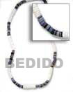 Bfj026nk - White And Shell Necklace