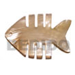 Bfj5089p - Hammershell Fishbone Shell Pendants