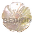 MOP Sunshine Flower 40mm Shell Pendants