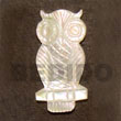 Bfj5218p - Owl MOP Shell Pendants