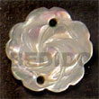 Flower Hammershell 30mm Pendants Shell Pendants