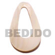 Kabibe 30mm Teardrop W/ Shell Pendants