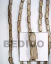 Gray Wood Diamont Cut Wood Beads