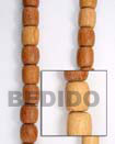 Bfj095wb - Bayong Barrel Wood Beads