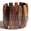 Elastic Camagong Tiger Ebony Wooden Bangles