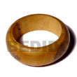 Robles Rounded Wood Bangle Wooden Bangles