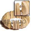 Bfj010bl - Natural Wood Wooden Bracelet