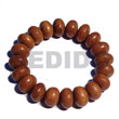 Mentos Philippine Ethnic Bayong Elastic Wood Beads Bracelets