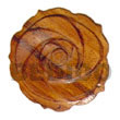 Wood Rose 35mm Pendants Wooden Pendants