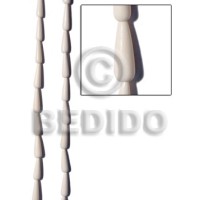 Teardrop bone beads