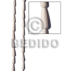 Teardrop bone beads