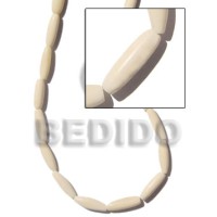 Football bone white 11x6mm