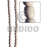 White bone oval 7mmx5mm