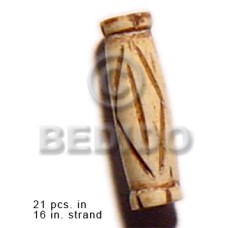 Natural bone tube groove