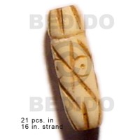 Natural bone tube groove