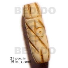 Natural bone tube groove