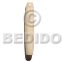 40mmx10mm natural white bone