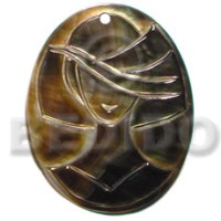 Oval black lip tiger
