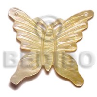 45mm carved mop butterfly