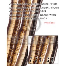 4-5mm coco heishe black