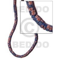 4-5mm coco heishe blue