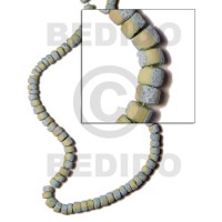 4-5mm coco pokalet. subdued yellow