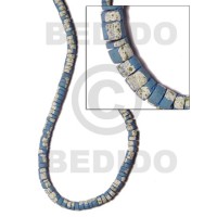 4-5mm coco heishe light blue