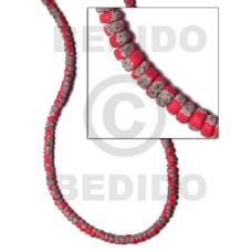 4-5mm coco pokalet. pink orange