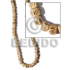 Dice natural wood burning