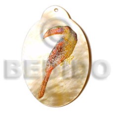 Oval mop 45mm handpainted