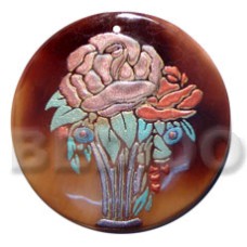 Round 50mm blacktab shell